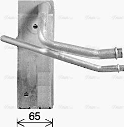 Ava Quality Cooling DFV089 - Испаритель, кондиционер avtokuzovplus.com.ua