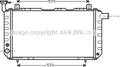 Ava Quality Cooling DN 2017 - Радіатор, охолодження двигуна autocars.com.ua