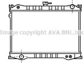 Ava Quality Cooling DN 2035 - Радіатор, охолодження двигуна autocars.com.ua