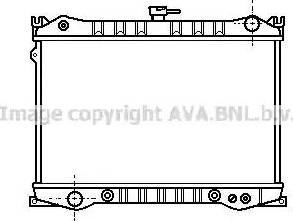 Ava Quality Cooling DN 2065 - Радіатор, охолодження двигуна autocars.com.ua