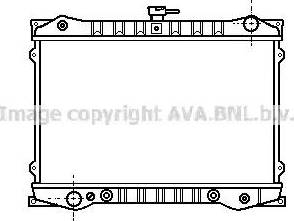 Ava Quality Cooling DN 2066 - Радіатор, охолодження двигуна autocars.com.ua