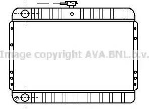 Ava Quality Cooling DN 2091 - Радиатор, охлаждение двигателя avtokuzovplus.com.ua