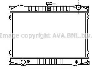 Ava Quality Cooling DN 2101 - Радіатор, охолодження двигуна autocars.com.ua