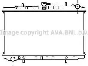 Ava Quality Cooling DN 2144 - Радіатор, охолодження двигуна autocars.com.ua