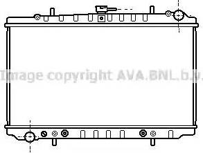 Ava Quality Cooling DN 2152 - Радіатор, охолодження двигуна autocars.com.ua