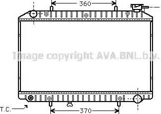 Ava Quality Cooling DN 2171 - Радіатор, охолодження двигуна autocars.com.ua