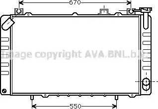 Ava Quality Cooling DN2172 - Радіатор, охолодження двигуна autocars.com.ua