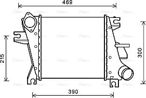 Ava Quality Cooling DN4412 - Интеркулер autocars.com.ua