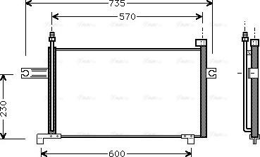 Ava Quality Cooling DN 5194 - Конденсатор, кондиціонер autocars.com.ua