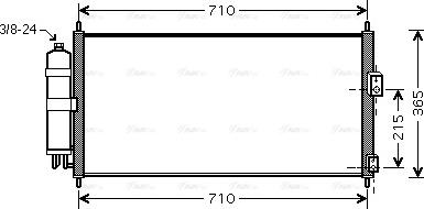 Ava Quality Cooling DN5311D - Конденсатор, кондиціонер autocars.com.ua