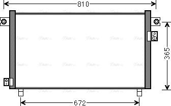 Ava Quality Cooling DN 5330 - Конденсатор, кондиціонер autocars.com.ua