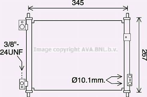 Ava Quality Cooling DN5432 - Конденсатор, кондиціонер autocars.com.ua