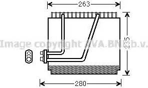 Ava Quality Cooling DNV374 - Випарник, кондиціонер autocars.com.ua