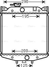 Ava Quality Cooling DU 2001 - Радіатор, охолодження двигуна autocars.com.ua