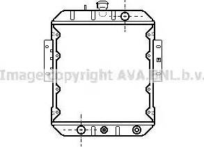 AVA DU 2009 - Радіатор, охолодження двигуна autocars.com.ua