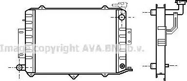 AVA DU 2017 - Радіатор, охолодження двигуна autocars.com.ua