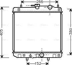 Ava Quality Cooling DU 2035 - Радиатор, охлаждение двигателя autodnr.net