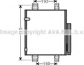 Ava Quality Cooling DU 5062 - Конденсатор кондиционера avtokuzovplus.com.ua