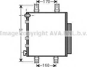 Ava Quality Cooling DU 5063 - Конденсатор кондиционера avtokuzovplus.com.ua