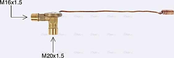 AVA DW1434 - Розширювальний клапан, кондиціонер autocars.com.ua