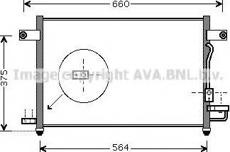 Ava Quality Cooling DW 5049 - Конденсатор кондиционера avtokuzovplus.com.ua