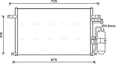Ava Quality Cooling DW5137D - Конденсатор, кондиціонер autocars.com.ua