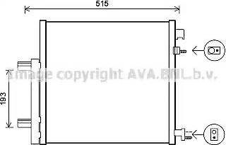 Ava Quality Cooling DW5140D - Конденсатор, кондиціонер autocars.com.ua