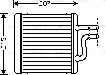 Ava Quality Cooling DW 6060 - Теплообменник, отопление салона avtokuzovplus.com.ua