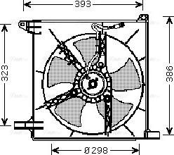 Ava Quality Cooling DW 7513 - Вентилятор, охолодження двигуна autocars.com.ua