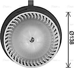 Ava Quality Cooling DW8442 - Вентилятор салону autocars.com.ua