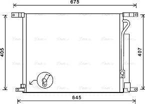 Ava Quality Cooling DWA5139D - Конденсатор, кондиціонер autocars.com.ua
