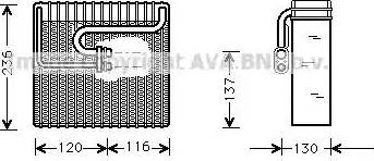 Ava Quality Cooling DW V035 - Випарник, кондиціонер autocars.com.ua