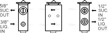 Ava Quality Cooling DZ1016 - Розширювальний клапан, кондиціонер autocars.com.ua