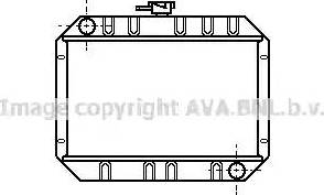 AVA FD 2001 - Радіатор, охолодження двигуна autocars.com.ua
