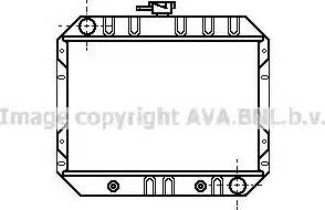 AVA FD 2003 - Радіатор, охолодження двигуна autocars.com.ua