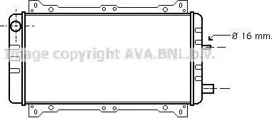 Ava Quality Cooling FD 2005 - Радіатор, охолодження двигуна autocars.com.ua