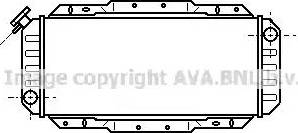 AVA FD 2007 - Радіатор, охолодження двигуна autocars.com.ua