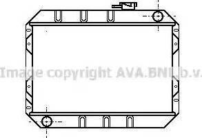 AVA FD 2027 - Радіатор, охолодження двигуна autocars.com.ua