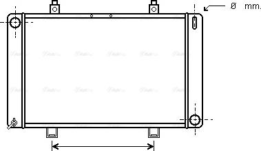 Ava Quality Cooling FD 2037 - Радіатор, охолодження двигуна autocars.com.ua