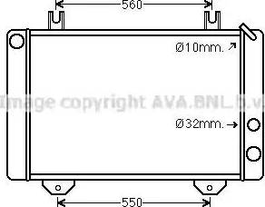 Ava Quality Cooling FD 2038 - Радиатор, охлаждение двигателя autodnr.net