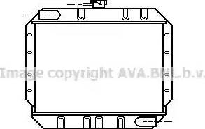 Ava Quality Cooling FD 2064 - Радіатор, охолодження двигуна autocars.com.ua