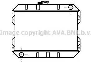 AVA FD 2090 - Радіатор, охолодження двигуна autocars.com.ua