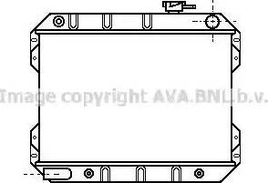 AVA FD 2091 - Радіатор, охолодження двигуна autocars.com.ua