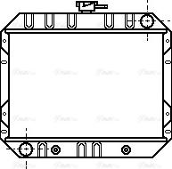 AVA FD 2099 - Радіатор, охолодження двигуна autocars.com.ua
