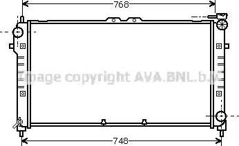 Ava Quality Cooling FD 2179 - Радіатор, охолодження двигуна autocars.com.ua