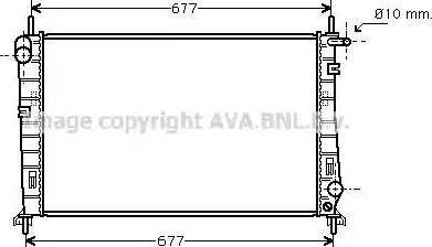 Ava Quality Cooling FD 2185 - Радиатор, охлаждение двигателя avtokuzovplus.com.ua