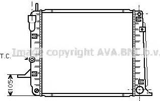 Ava Quality Cooling FD 2192 - Радіатор, охолодження двигуна autocars.com.ua