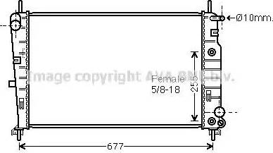 Ava Quality Cooling FD 2197 - Радіатор, охолодження двигуна autocars.com.ua