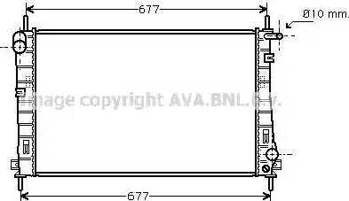 Ava Quality Cooling FD 2336 - Радиатор, охлаждение двигателя avtokuzovplus.com.ua