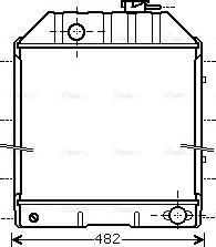 Ava Quality Cooling FD2413 - Радіатор, охолодження двигуна autocars.com.ua